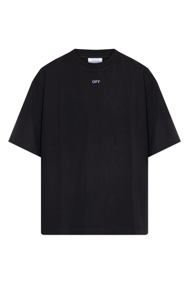 off-white Tシャツ OFF-WHITE◇Tシャツ/L/コットン/BLK/OMAA061G19877010